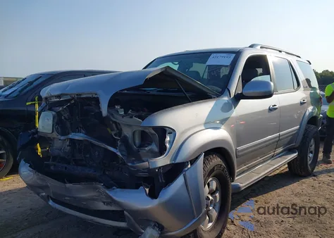 2002 Toyota Sequoia Limited V8 z USA, uszkodzony, nr VIN 5TDBT48A72S136436